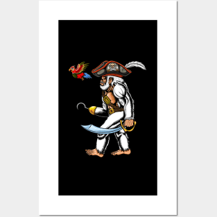 Yeti pirate Posters and Art